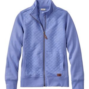 L.L. Bean Women's Quilted Full-Zip Sweatshirt